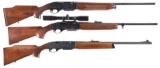 Three Remington Semi-Automatic Rifles