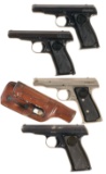 Four Remington Model 51 Semi-Automatic Pistols