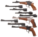 Three Thompson Center Single Shot Pistols