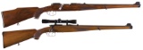 Two Steyr Bolt Action Sporting Rifles