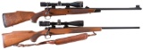 Two Winchester Model 70 Rifles