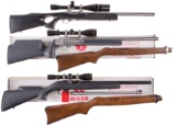 Three Ruger Model 10/22 Carbines with Scopes