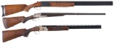 Three Engraved Shotguns