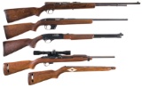 Four Semi-Automatic Rifles