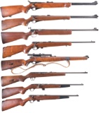Eight Mossberg Rimfire Rifles