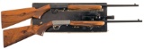 Two Browning .22 Auto Semi-Automatic Rifles