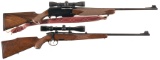 Two Scoped Sporting Rifles