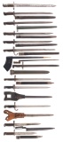 Large Grouping of Bayonets
