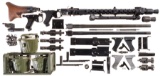 Grouping of German MG34 Machine Gun Parts and Accessories