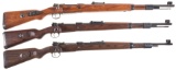 Three World War II Nazi Bolt Action Rifles