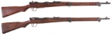 Two Japanese Military Bolt Action Rifles