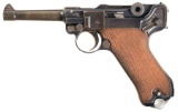 DWM Luger Semi-Automatic Pistol with British Proofs