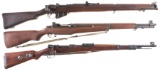 Three Military Rifles