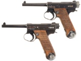 Collector's Lot of Two Japanese Type 14 Nambu Pistols