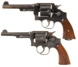 Two U.S. Marked Smith & Wesson Double Action Revolvers