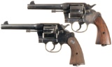 Two Colt Double Action Revolvers