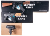 One Boxed Semi-Automatic Rifle and Two Boxed Pistols