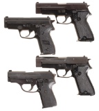 Four SIG Sauer Semi-Automatic Pistols