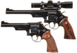 Two Smith & Wesson Model 27-2 Double Action Revolvers