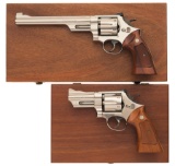 Two Cased Smith & Wesson Model 27-2 Double Action Revolvers