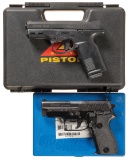 Two Cased European Semi-Automatic Pistols