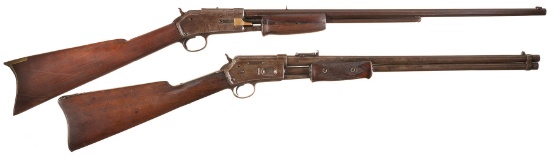 Two Colt Lightning Slide Action Long Guns