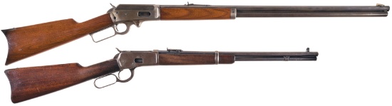 Two Lever Action Long Guns