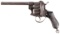 Engraved LeFaucheux Double Action Pinfire Revolver