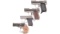 Four Handguns -A) AMT Back Up Semi-Automatic Pistol