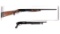 Two Slide Action Shotguns -A) Ithaca Model 37 Featherlight 28 Gauge Shotgun