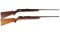 Two Winchester Bolt Action Rifles -A) Winchester Model 67 Single Shot Rifle