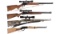 Four Rimfire Rifles -A) Marlin Original Golden 39A Lever Action Rifle with Scope