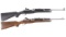 Two Ruger Semi-Automatic Rifles -A) Ruger Ranch Rifle