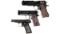 Three Semi-Automatic Pistols -A) Llama Model IX-A Pistol