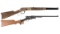 Two Reproduction Firearms -A) Uberti/Navy Arms Model 1866 Lever Action Carbine