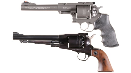Two Ruger Revolvers -A) Ruger Super Redhawk Double Action Revolver in .454 Casull