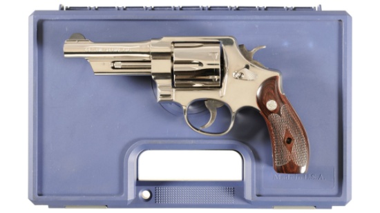 Smith & Wesson Model 21-4 Double Action Revolver with Case