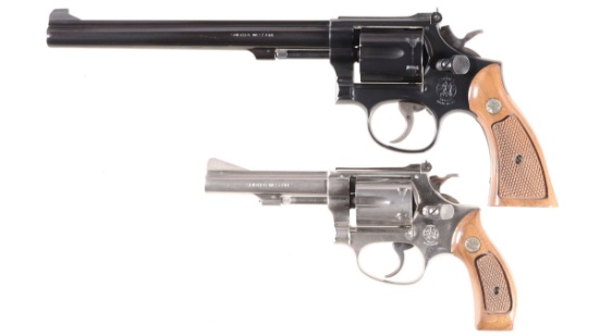 Two Smith & Wesson Double Action Revolvers -A) Smith & Wesson Model 48-4 Revolver