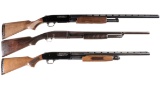 Three Slide Action Shotguns -A) Mossberg Model 500A Shotgun