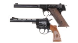Two Handguns -A) High Standard Model H-D Military Semi-Automatic Pistol