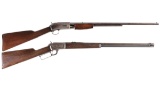 Two Rifles -A) Colt Lighting Small Frame Slide Action Rifle