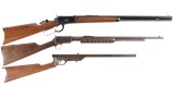 Three Rifles -A) Winchester Model 1892 Lever Action Rifle