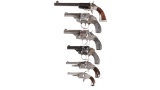 Six Handguns -A) Frank Wesson Model 1870 Pocket Rifle