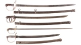 Four European Style Swords