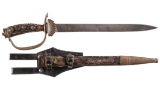 German Forestry Style Cutlass with Scabbard