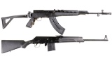 Two Semi-Automatic Rifles -A) Norinco SKS Rifle
