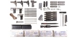 Large Grouping of Uzi Parts, Magazines, Accessories, Conversion Parts, and Ammunition