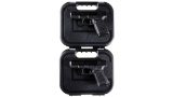 Two Glock Model 19 Semi-Automatic Pistols with Cases -A) Glock Model 19 Gen 5 Pistol