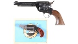 Two Revolvers -A) Hy Hunter Western Six-Shooter Single Action Revolver