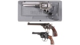 Three Double Action Revolvers -A) Ruger Model GP100 Revolver with Case